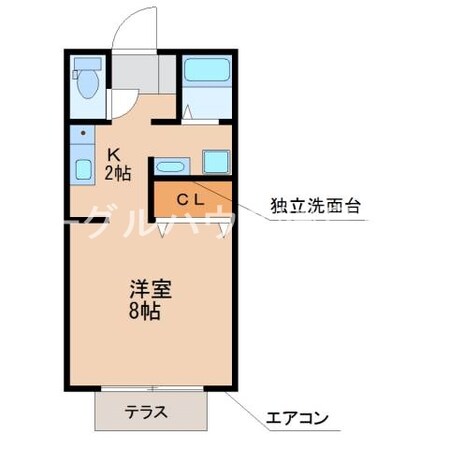 ロイヤルパーク蔵上の物件間取画像